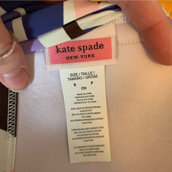 Kate Spade Bikini Top Small - Picture 2 of 5